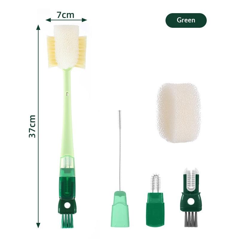 5-In-1 Cup Washing Tool For Household Use Multifunctional Cup Brush Water Cup Thermos Cup Brush Milk Bottle Cleaning Sponge Brus