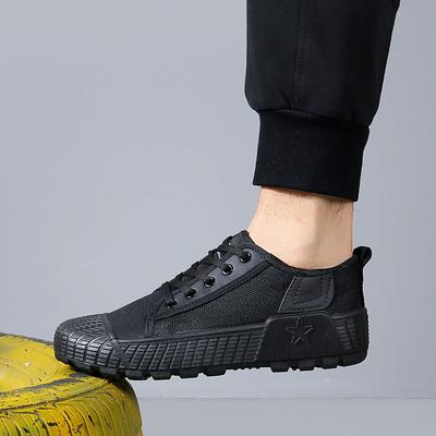 Scarpe da Alpinismo Antiscivolo Traspiranti in Tessuto da Uomo, Scarpe di Sicurezza da Lavoro, Scarpe Sportive e Scarpe Resistenti