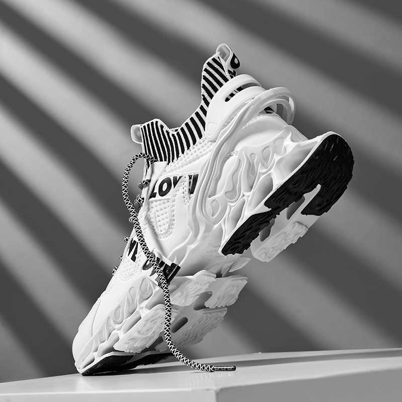 Chunky Without Heels Sneakers Brands Woven Mens Green Shoes High Quality Brands Sport Shooes From Famous Brands