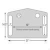 Assistive Device Tray Easy to Hygienic Mobility Featuring Beverage Holders