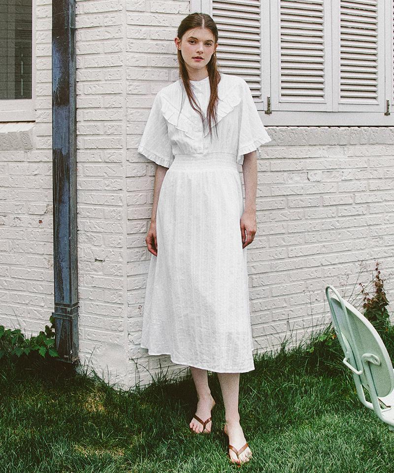 Marie Claire Lace Frill Smocking Dress (Maebop07Mwh)