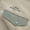 Li Ning Comfortable Breathable Fleece Warm Sweatshirt With Letter Stand Collar Men Sweatshirt Dusty-Gray AWDUA17-6