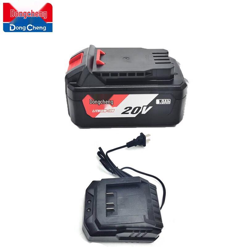 Dongcheng 20V Charger & Dual 4.0Ah Battery Pack Set CN plug (adapter included)