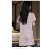 Silk Summer Short Sleeve Cardigan Nightgown Pajamas - Women's Casual Loungewear In Pure Desire Style