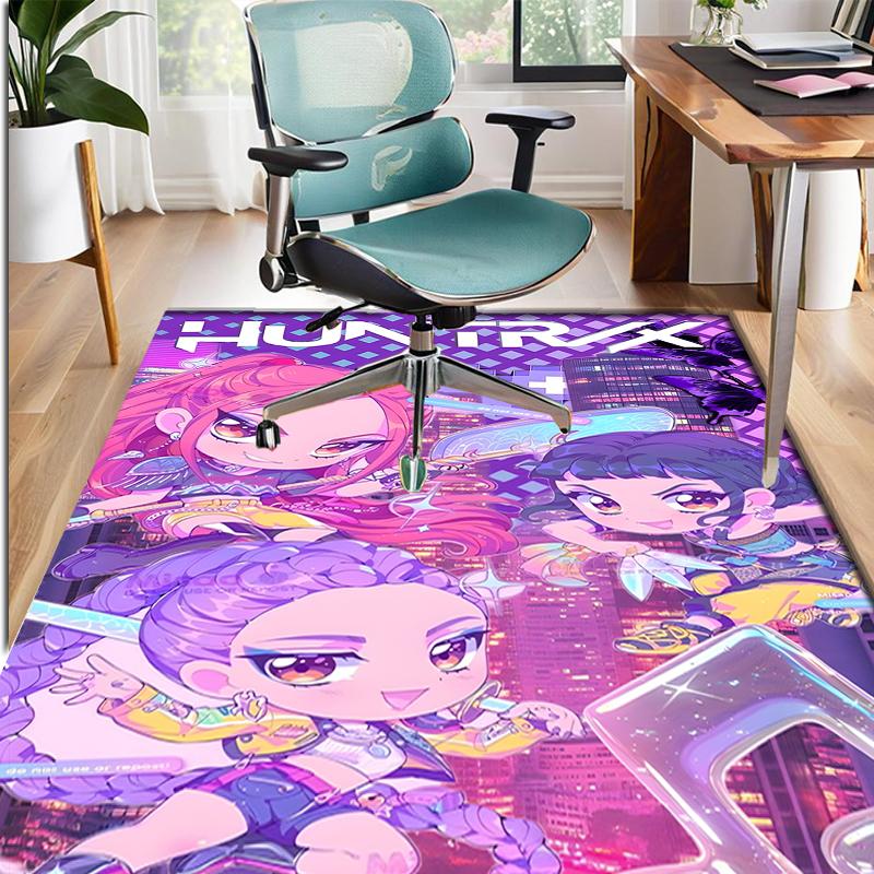 K Pattern Rug, Indoor/Outdoor Mat, for Picnic, Gameroom, Bedroom, Office, Living Room, Home Decor Carpet, Birthday Gift