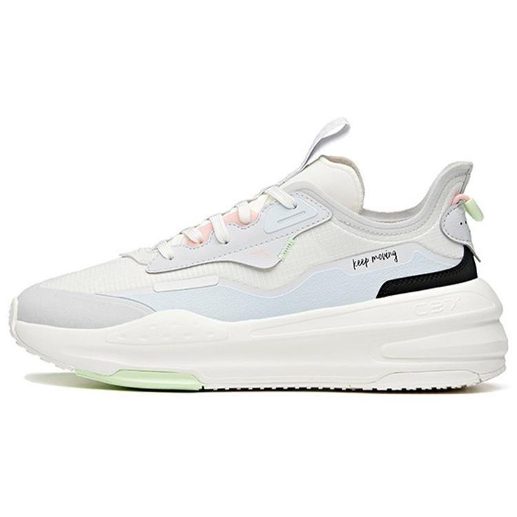 

New Anta C37 Series Life Collection Low-Top Skateboard Shoes Women s White Blue 922128081-1 36.5