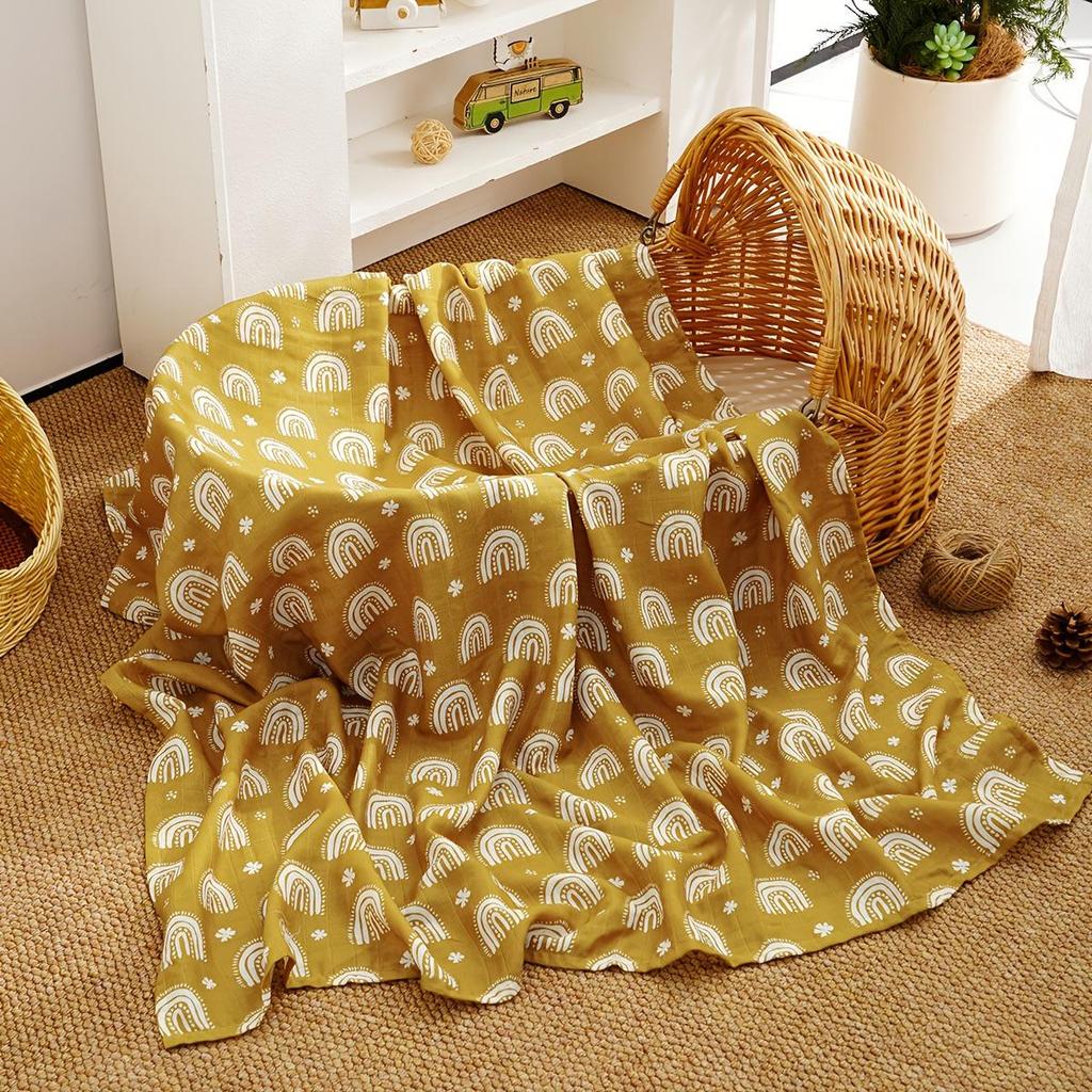 Kangobaby Pure Cotton Double Layer Baby Blanket & Swaddle