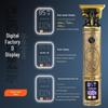 Rechargeable Electric Men's Hair Clipper: Waterproof, Special Carving Design