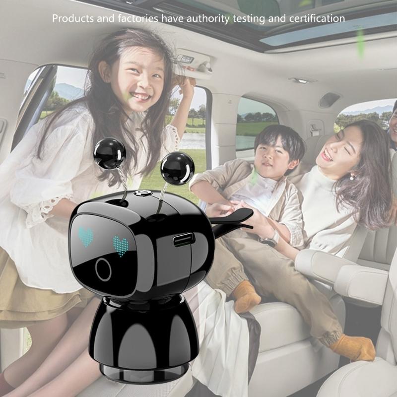 Fragrances Car Diffuser Robot Design Scent Clip with Adjustment Fragrances Unique Robot Car Air Freshener for Air Vent