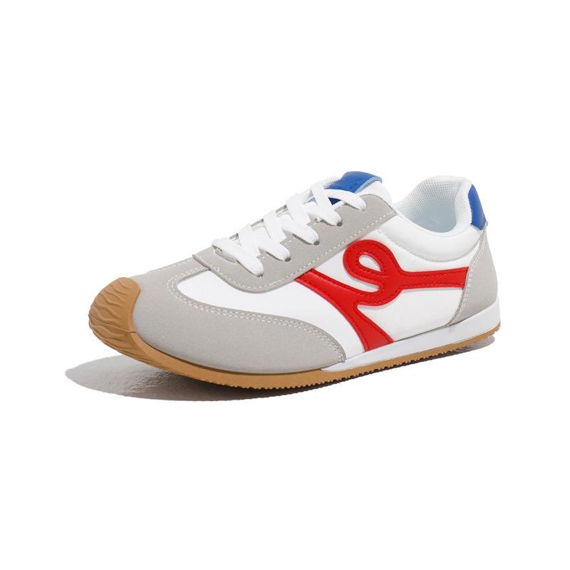 Atmungsaktive Damenschuhe, Damen-Freizeitschuhe mit niedrigem Schaft, Board-Schuhe, Schwammschuhe mit dicker Sohle