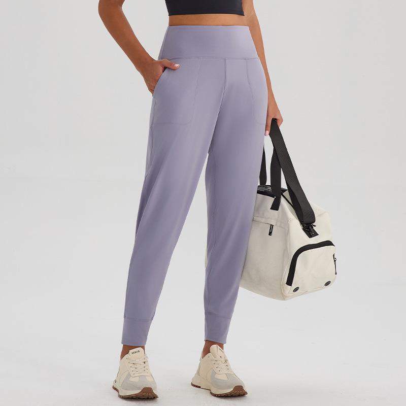 High Waist Quick Dry Autumn-Winter Yoga Joggers - Plus Size, Breathable, Butt Lifting Sportswear.