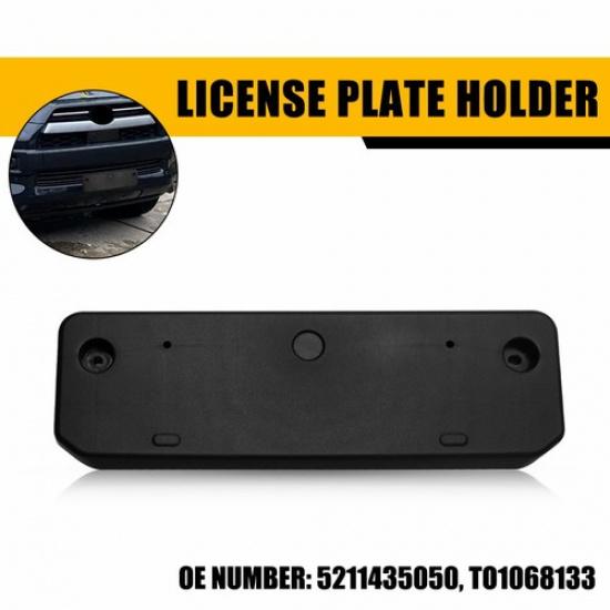 Front License Plate Bracket For 2014- Toyota 4Runner Chrome Trim 5211435050