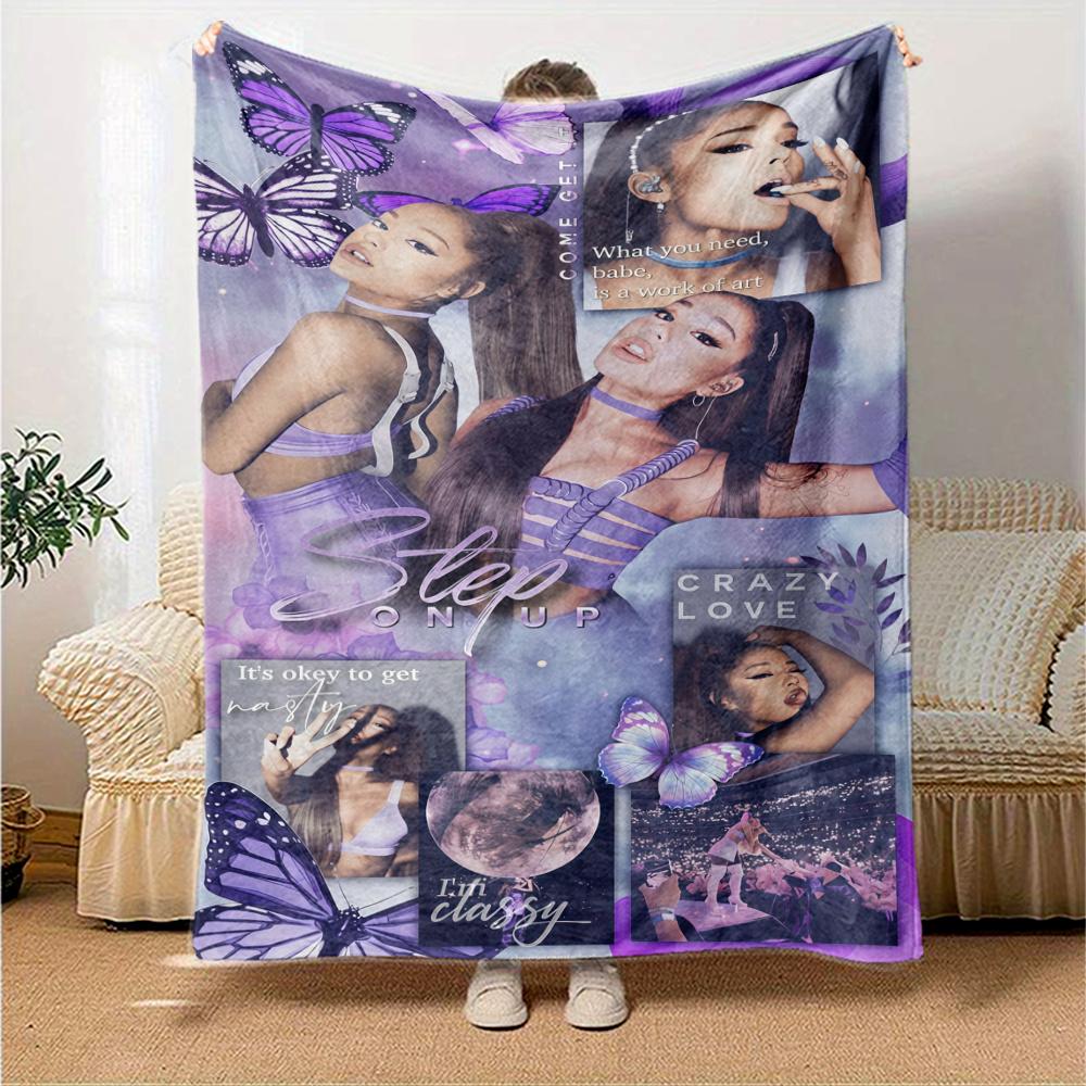 Ariana Grande Decke, Hohe Qualität, Bequem für Alle Jahreszeiten, Heimdekoration, Wärme und Komfort