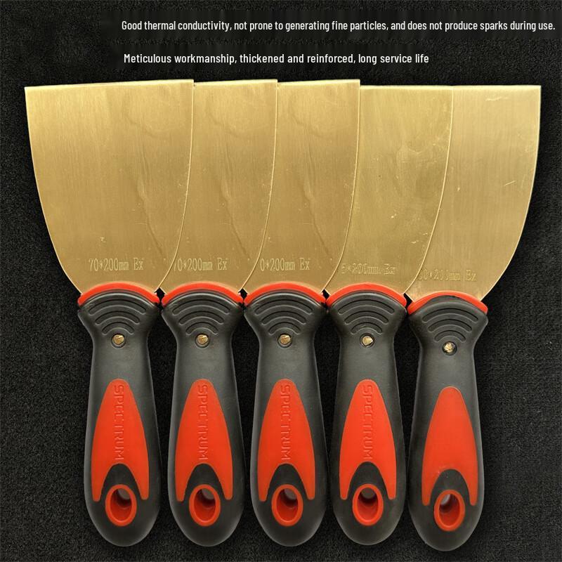 Industrial Explosion-Proof Red Copper Putty Knife