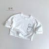 Kids Unisex Casual Letter Print Black White Long Sleeve T Shirt Top