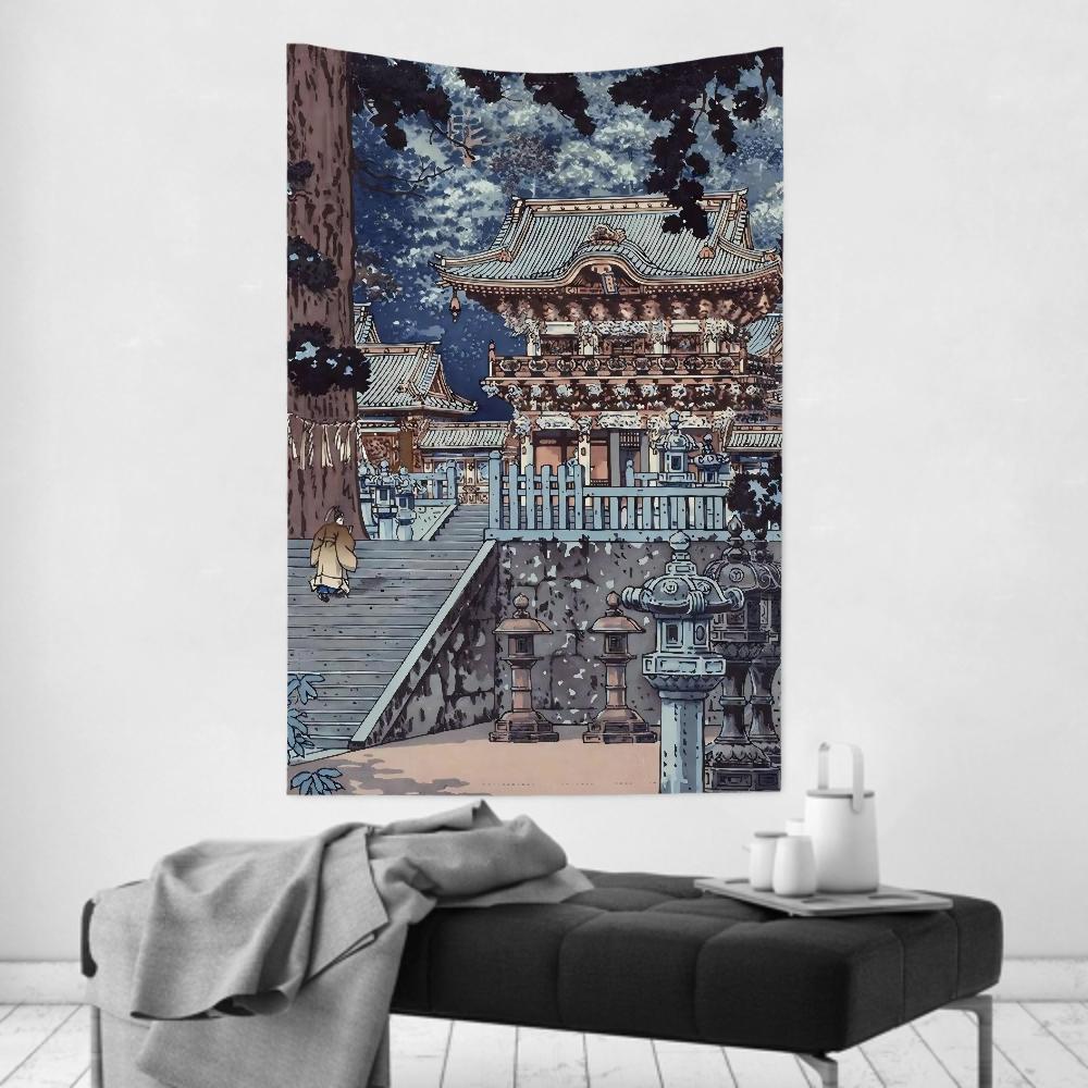 Katsushika Hokusai Tapestry Room Decor Wall Cloth Party Hanging Background Room Decor Baby Room