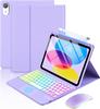 IPad 11. Gen beleuchtete Bluetooth-Tastaturhülle - 10. Tablet-Abdeckung für Apple A16, Spanien