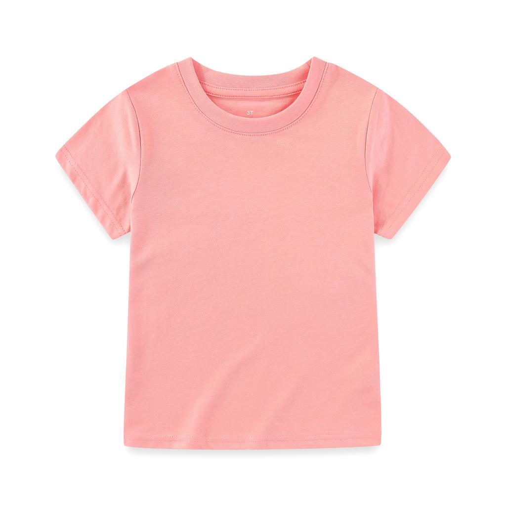 KIDDIEZOOM Modisches und bequemes kurzärmeliges T-Shirt für Säuglinge und Kleinkinder, Jungen und Mädchen, 100 % reine Baumwolle, weiche Neugeborenenkleidung