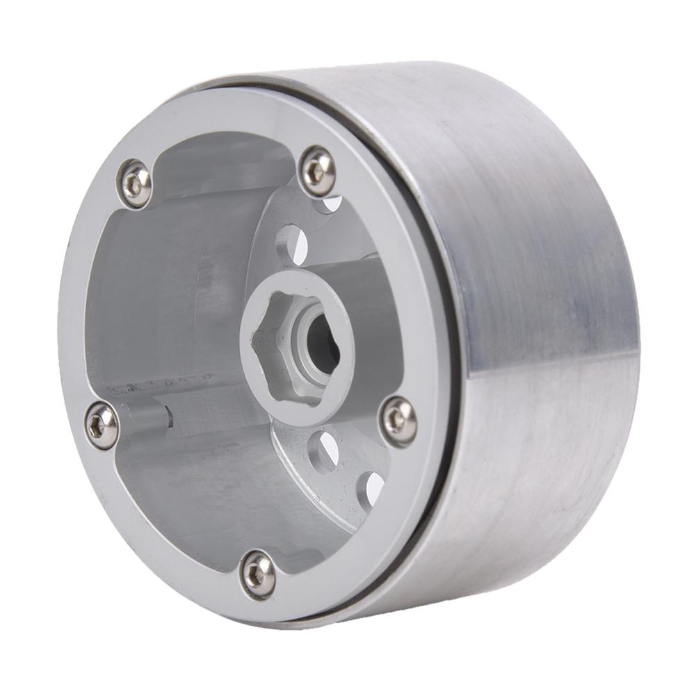 4pcs 2.2inch Aluminum Alloy Wheel Hubs for 1 10 Scale RC Car Accessory Hole TypeSilver
