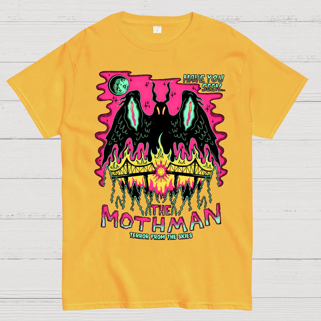 Have You Seen The Mothman Terror From The Skies Cotton Summer Casual Cool Loose T-Shirt