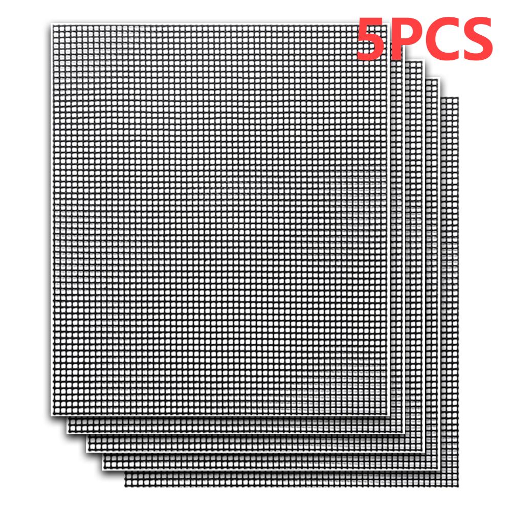 

40x33см Антипригарный коврик для гриля Барбекю Сетчатый коврик Термостойкая сетка для запекания Подкладка для кухни Уличная выпечка Садовый гриль 1-5шт