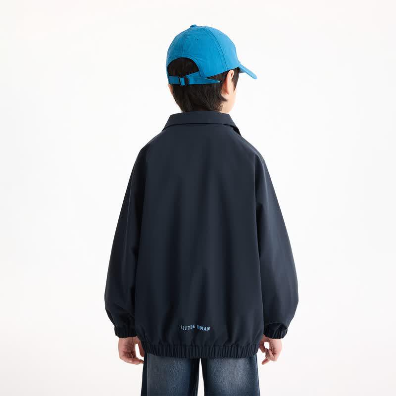 Boys' Stand-Collar Windproof Jacket