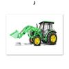 Tool Cart Tin Painting Wall Decor Kids Room Art