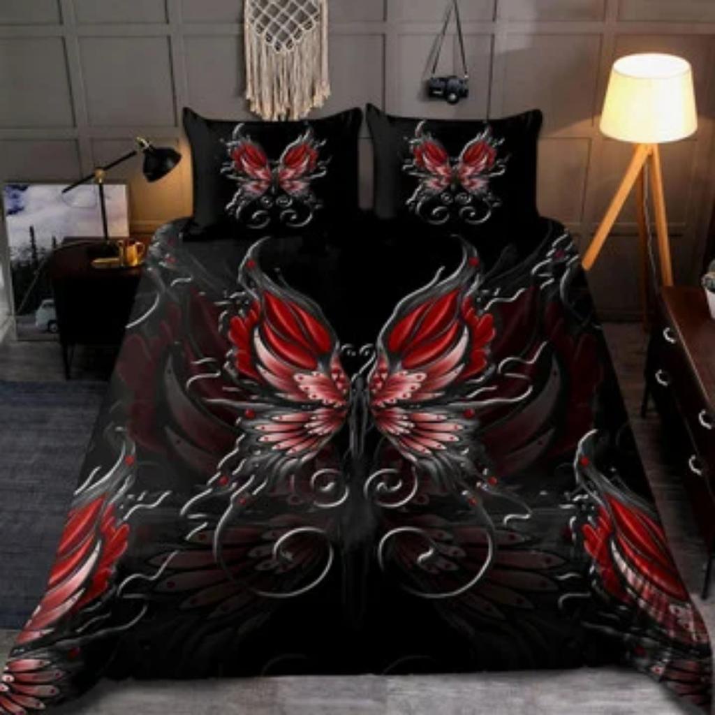 Comforter Cover Set Tmarc Tee Customized Name Butterfly Bedding Cover Pillowcase