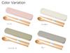 Takenaka Cutlery Set Mayu Wooden Chopsticks and Spoon Set Ivory x x and 18 cm (Case) Approx. 4.6 19.3 1.8 cm, (Chopsticks Spoon) Approx. T-36410