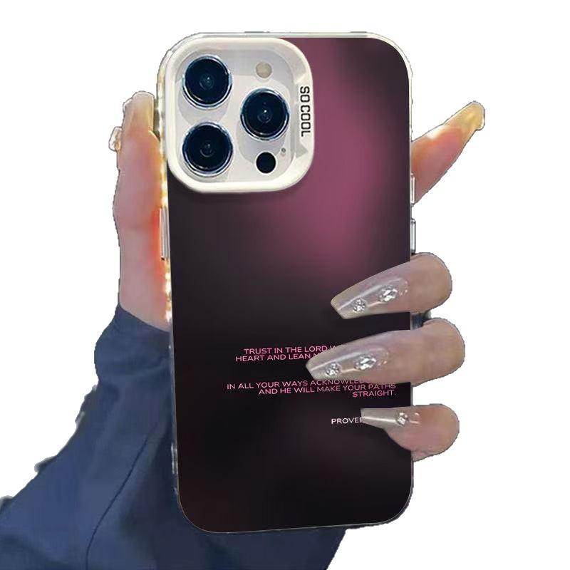 New English Applicable Iphone17 Mobile Phone Case Apple 15promax/1413pro16 Europe and America 11xr