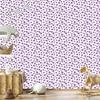 Heart Wallpaper White, Purple, Light Gray and Lavender 50x1000