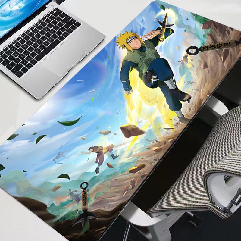 

Mouse Pad Large Rubber PC Computer Gaming Accessories Mousepad Desk Mat Naruto Locking Edge Gamer Anime Durable Carpet 30x60x0.2cm