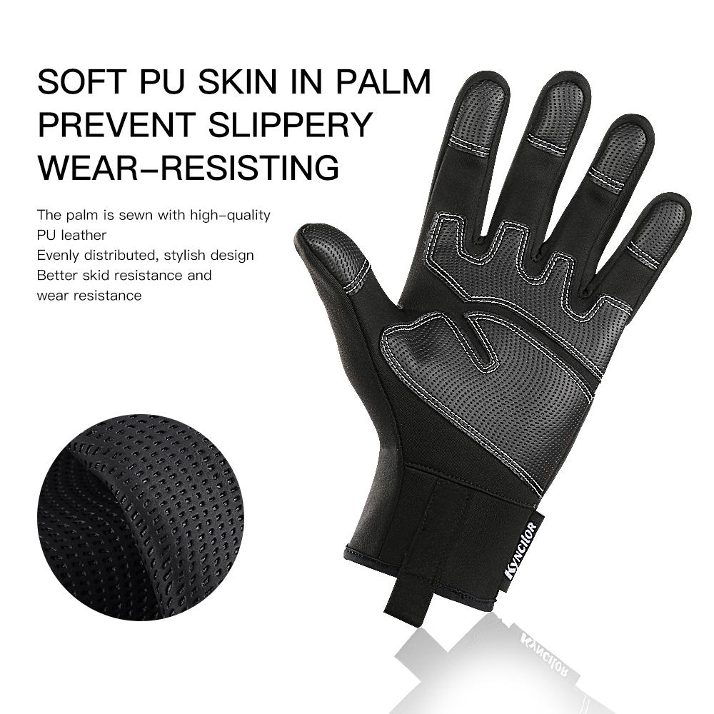 Outdoor Cycling Gloves for Men and Women In Autumn and Winter Wear-resistant Warm Waterproof Gloves Riding Touch Screen Gloves