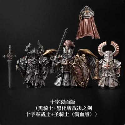 European The Dark Crusade Order Of Knights Legion MOC Building Blocks Paladin Delicate Metal Soldier Magnetic Bricks Toys