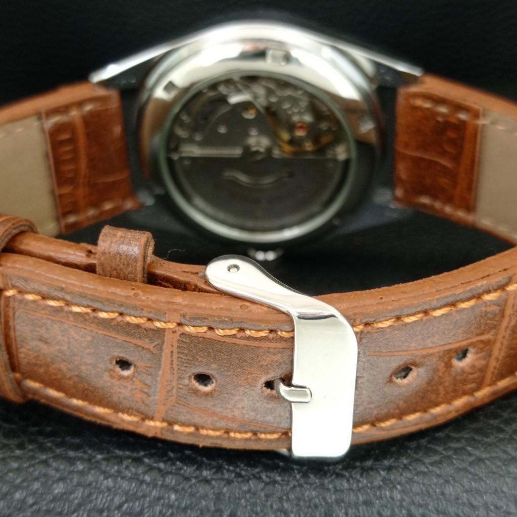 VINTAGE REFURBISHED CITIZEN AUTOMATIC JAPAN MENS GOLDEN DIAL WATCH a447053-1