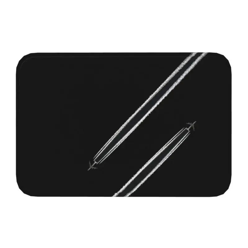 Paillasson De Pilote De Chasse Airbus Personnalisé, Antidérapant, Pour Avion D'aviation, Cuisine, Salle De Bains, Jardin, 40x60cm