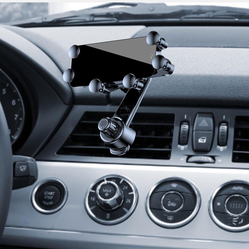 Lüftungshalterung für Handy für Auto Automobil 360 Grad drehbar rutschfest Auto Lüftungsschlitz Handyhalterung stabil tragbarer Handy Ständer für