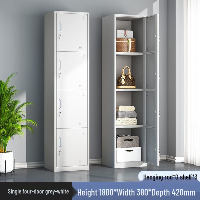 Single Door Steel Locker Cabinet for Employee or Dormitory Use