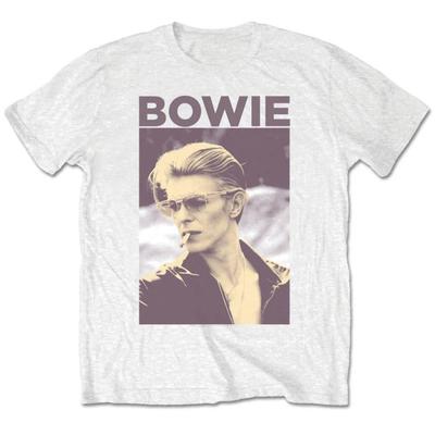 David Bowie Vintage Portrait TShirt Mens Rock Tee Perfect for Fans Who Love Classic Rock Art  Iconic Bowie Look Design