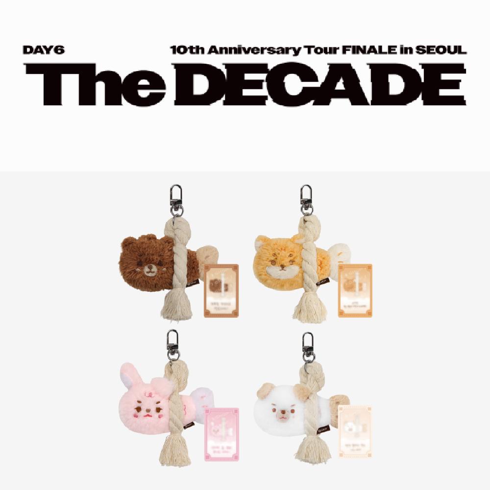 Pre-order DAY6 10th Anniversary Tour Finale In SEOUL The DECADE Petit DENIMALZ Plush Key Ring Luck Ver.