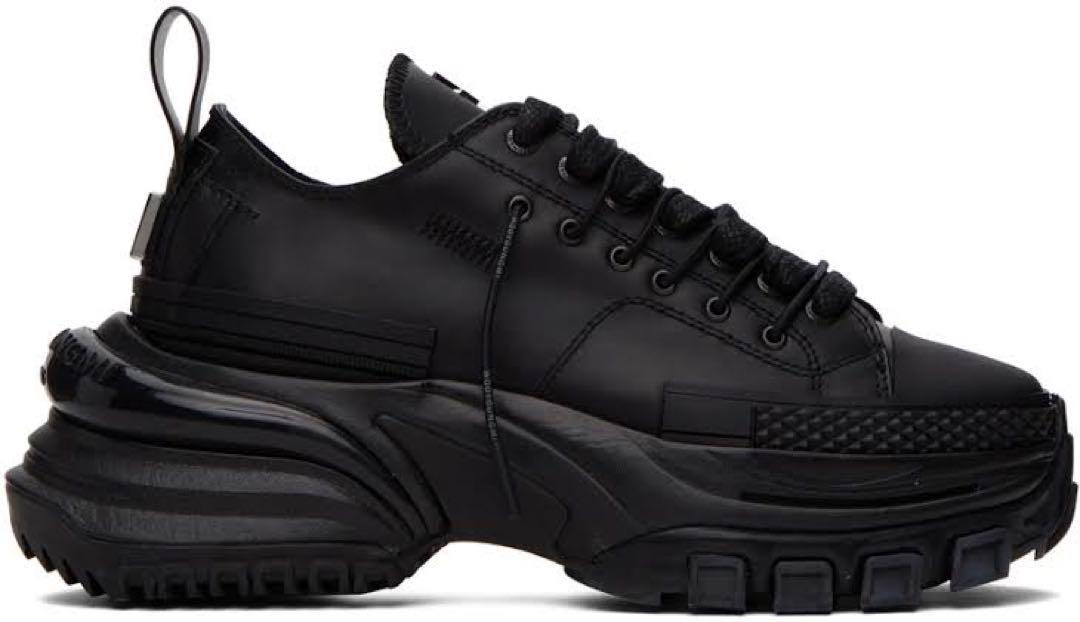 

[USED] Wooyoungmi Black Double Shoelace Sneakers Size 41