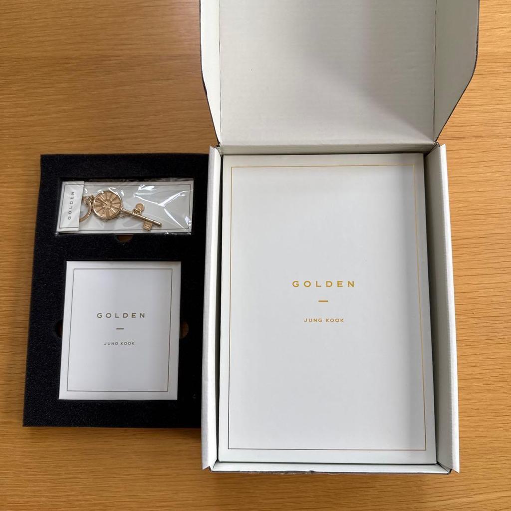Used BTS MERCHBOX#18 Jungkook GOLDEN New, no missing items