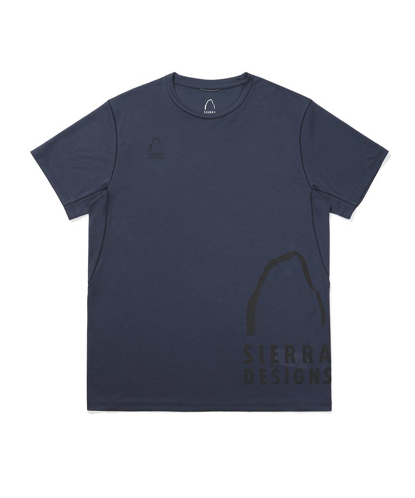 SIERRA DESIGNS Serac Polartec Delta Half Dome Short Sleeve T-Shirt Navy