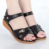 Sandals Women's Soft-soled Beef Tendon New Mother Sandals Flat-soled Summer Outer Wear Medium and Old Pregnant Women
