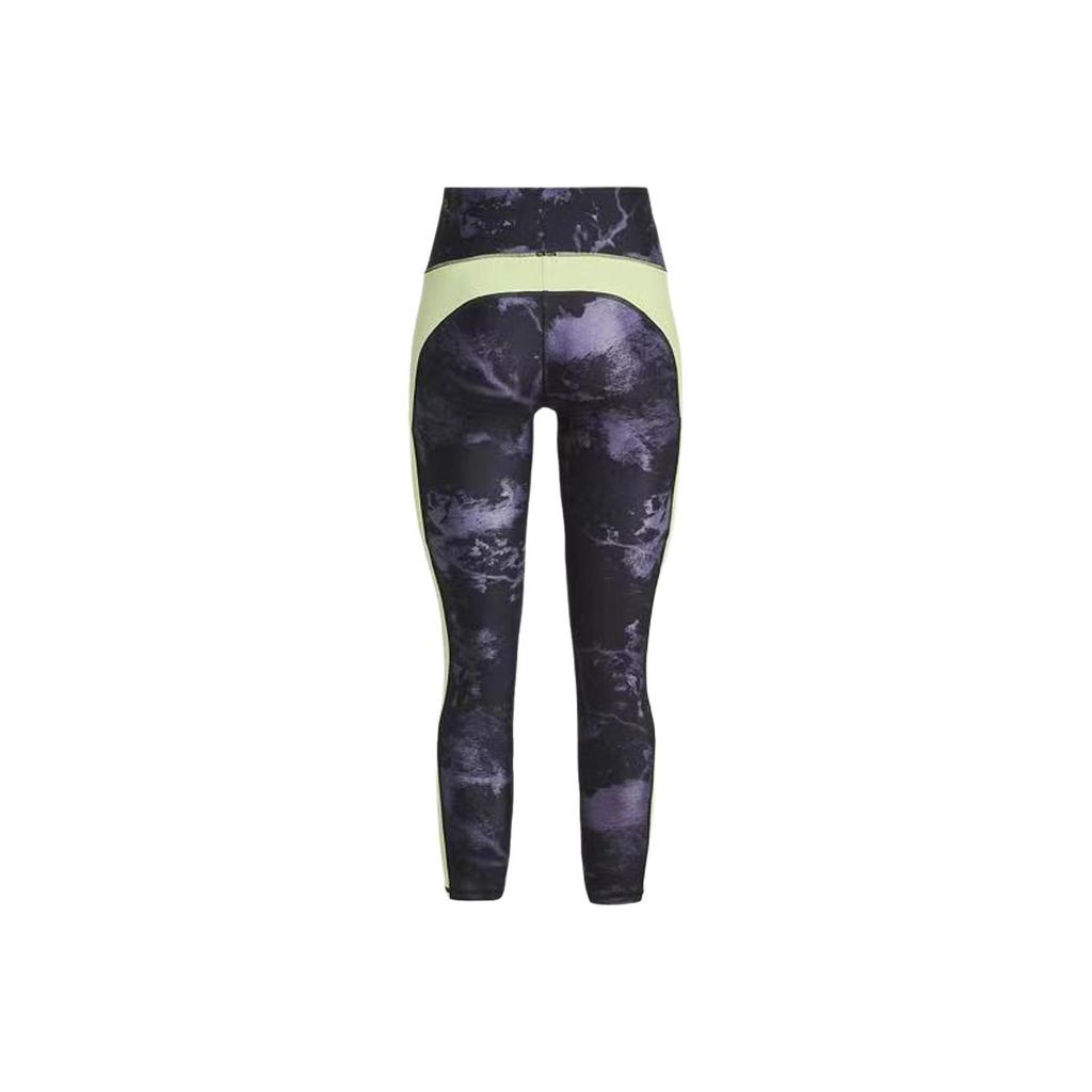 Under Armour Camouflage-Print Patchwork Kompressionsleggings Damenleggings Schwarz 1373603-001