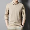 Fake Two-Piece Long-Sleeved Sweater Men's Undershirt New Knitwear Top Autumn and Winter Thickening Sweater