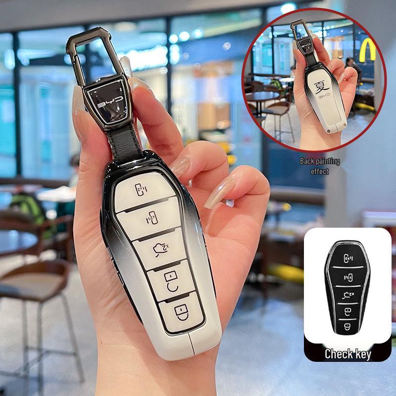 BYD Xia DMI 2025 Business Car Metal Protective Key Case