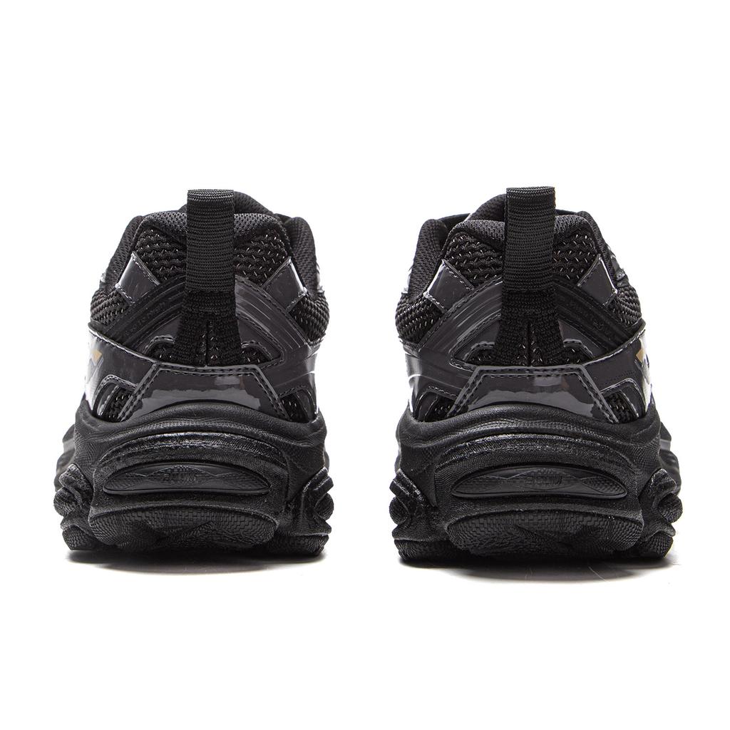 Li Ning Boom Support Cushioning Slip Resistant Abrasion Resistant Rebound Low top Running Shoes Men's Black Gray ARXV005-2