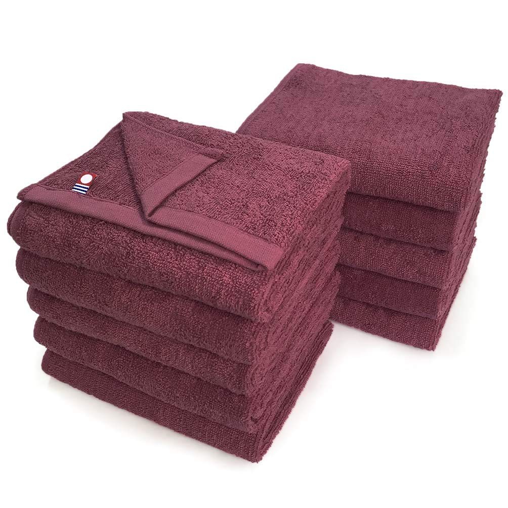 

Imabari Face Murakami Towel M for Beauty 100 Colors Lightweight and Thin 41 Towels, Professional-Grade Towels, 10-Pack, Color, 34x86cm, Salons,