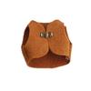 Woolen Hamster Vest Small Pet Coat Sleeveless Hamster Jacket with Retro Buckle Warm Pet Apparel for Hamsters Daily Outings Party